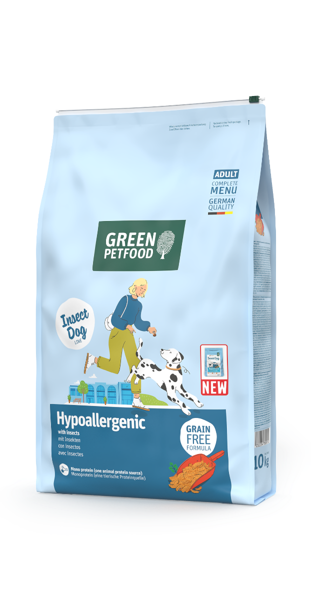 Green Petfood Hypoallergenic with Insects 10kg Sack Diät-Hundefutter