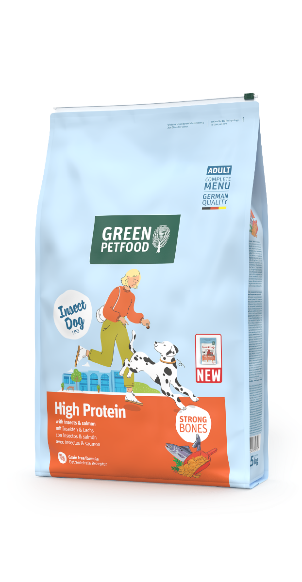 High Protein with Insects & Salmon Trockenfutter 7,5kg Sack für Hunde