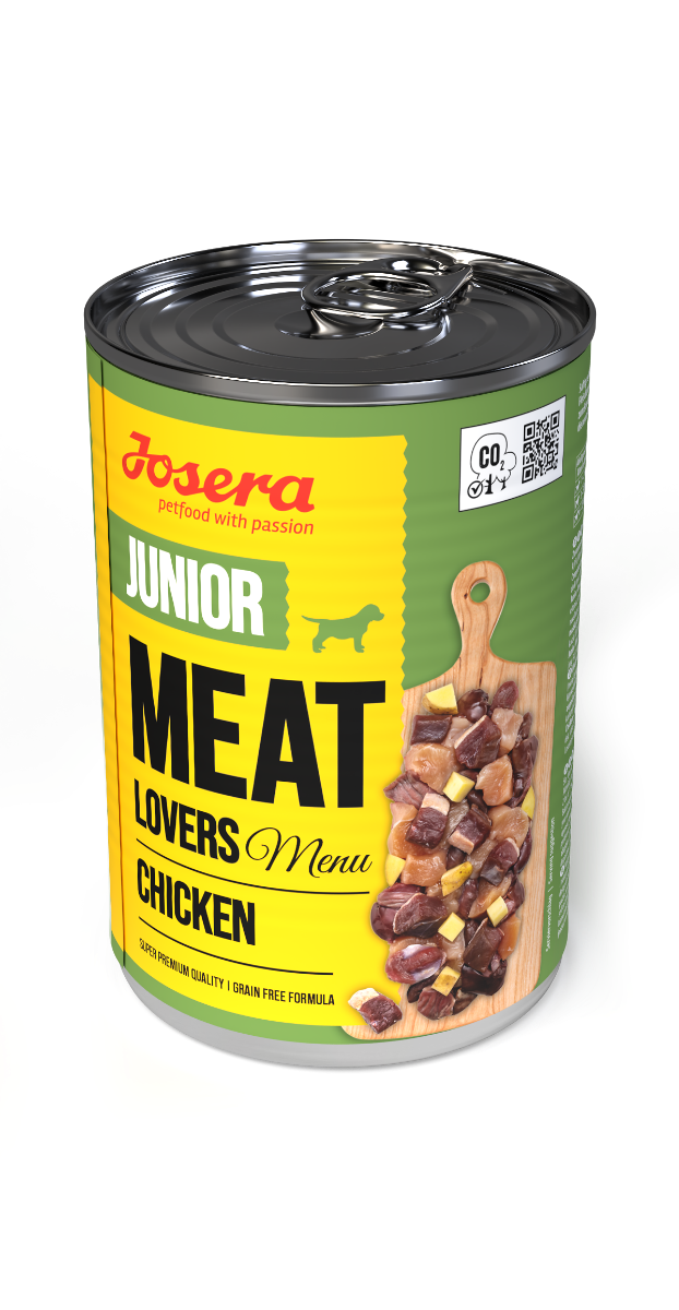 Josera Junior Chicken: Welpen-Nassfutter ab 6. Woche – Dogs Supreme ©
