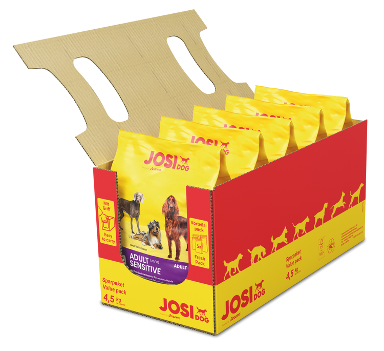 JosiDog Adult Sensitive – Vorteilspack 5×900 g für den kleinen Vorrat