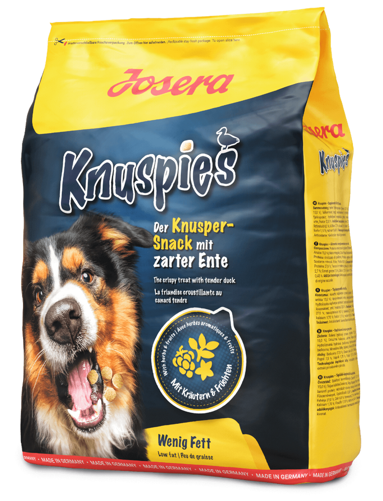 JosiDog Knuspies Hundesnack 10kg Sack mit Ente & Geflügel