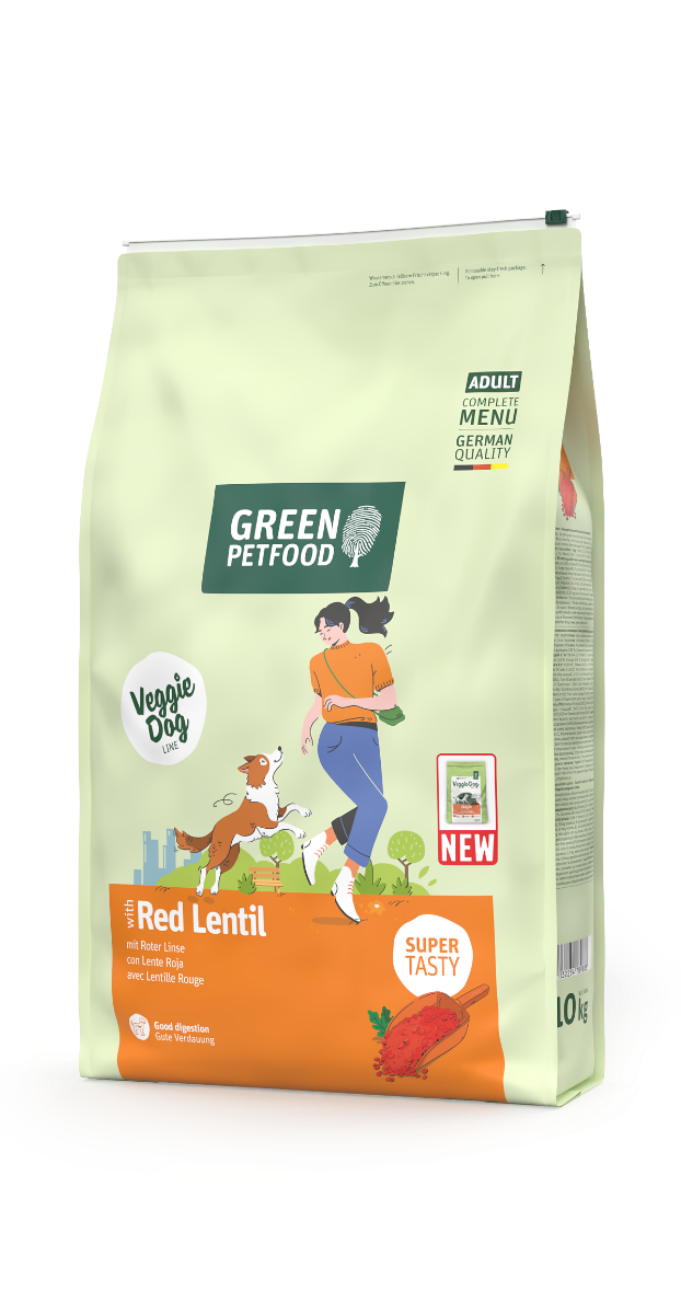 VeggieDog With Red Lentil Hundefutter 10kg Sack vegetarisch