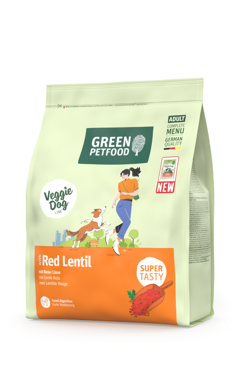 VeggieDog With Red Lentil Hundefutter 900g Beutel vegetarisch