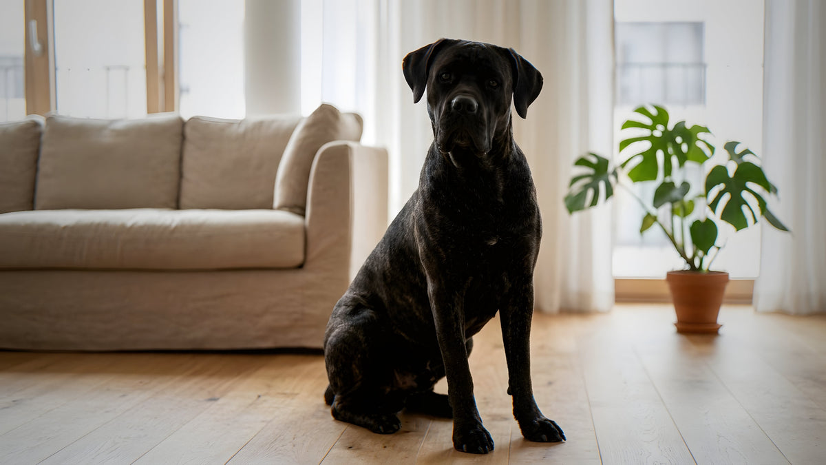 Cane Corso als imposanter Wachhund mit ruhigem Charakter