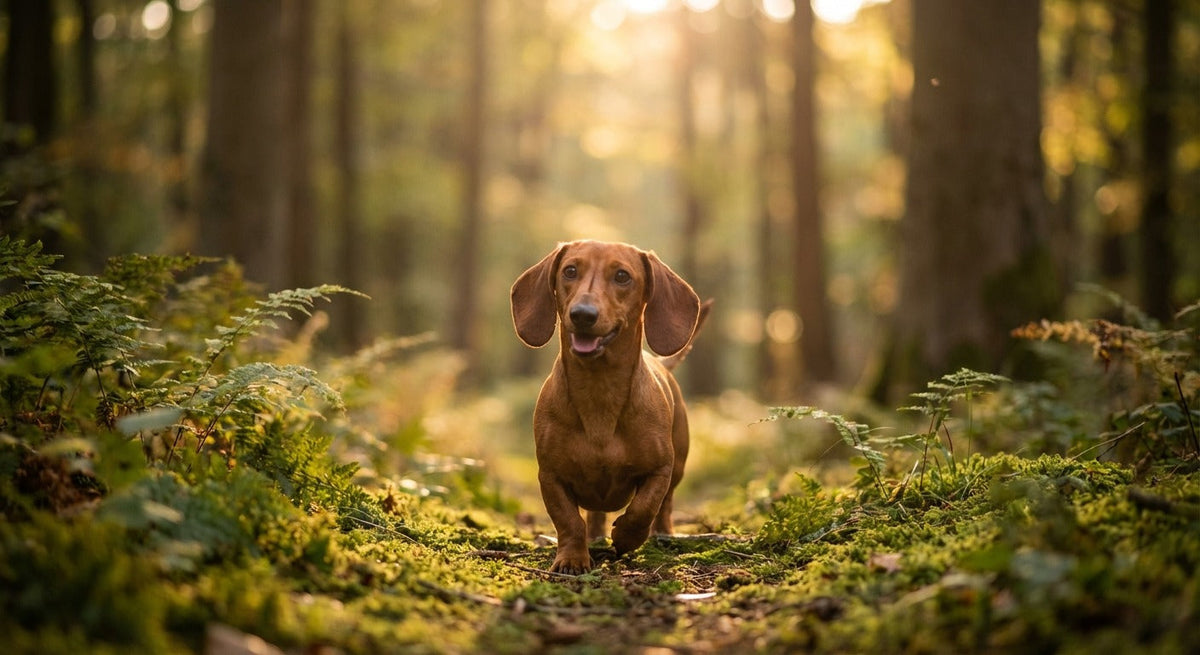 Hund freut sich auf selbstgemachtes Leberwurst-Eis im Sommer
