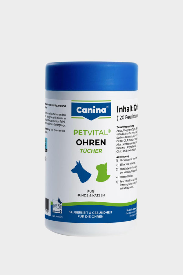 Canina Pharma PETVITAL Ohrentuecher