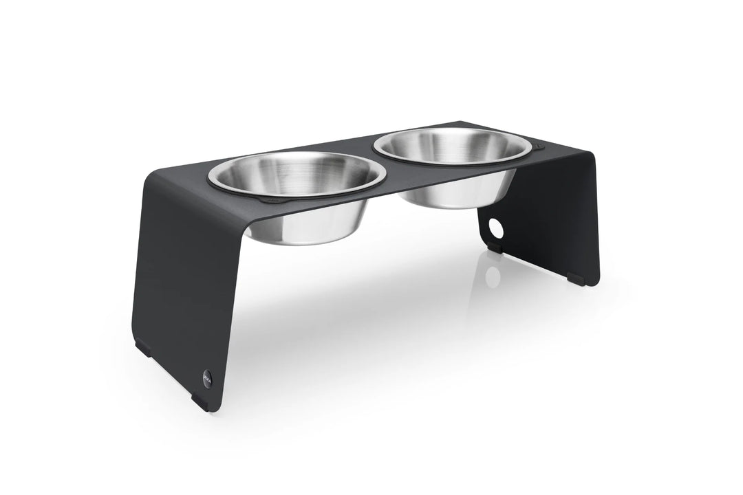 Erhöhte Hundebar mit 2 Näpfen 🇩🇪