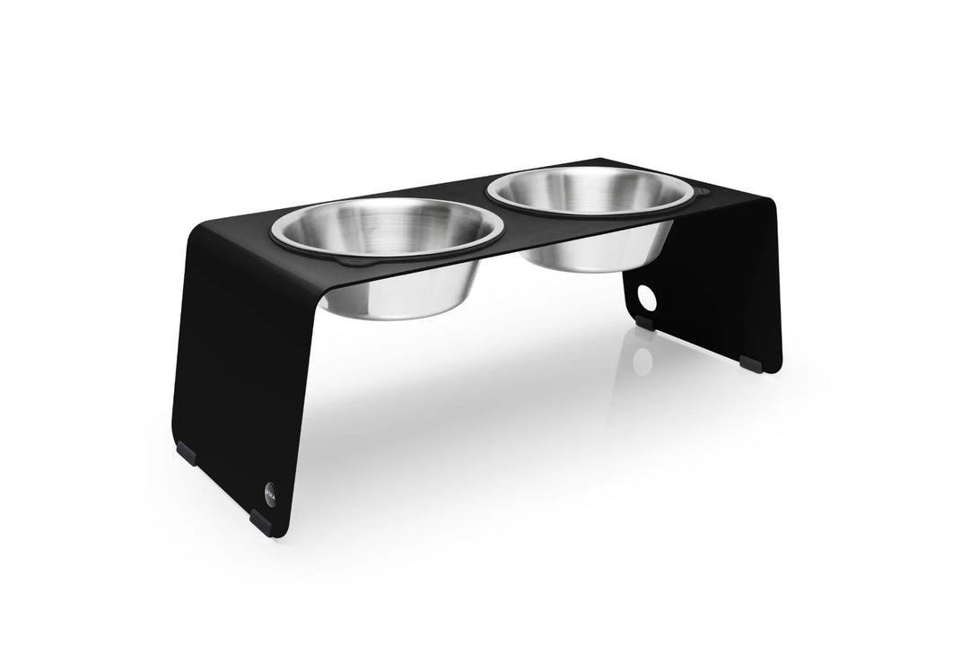 Erhöhte Hundebar mit 2 Näpfen 🇩🇪