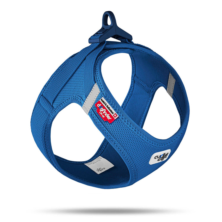 Air Mesh Pro Hundegeschirr Blau – atmungsaktives Mesh-Brustgeschirr mit Klickverschluss von Dogs Supreme