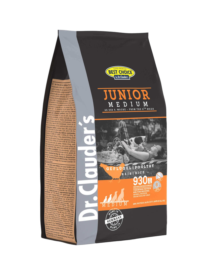 Dr. Clauder Best Choice Junior Medium Kleinpackung proteinreich