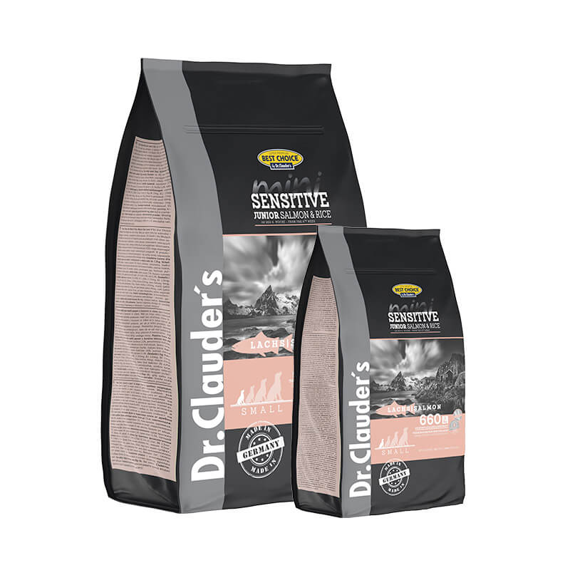 Dr. Clauder Best Choice Mini Junior Lachs und Reis Welpenfutter klein