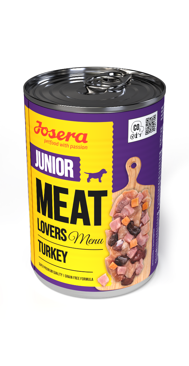 Josera Meat Lovers Junior Menu Turkey Welpennassfutter getreidefrei