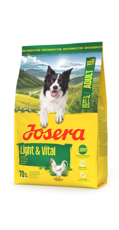 Josera Light & Vital: Diät-Trockenfutter für Hunde mit Übergewicht
