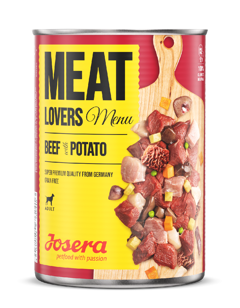 Josera Meat Lovers Menu Beef with Potato Nassfutter Rind und Kartoffel
