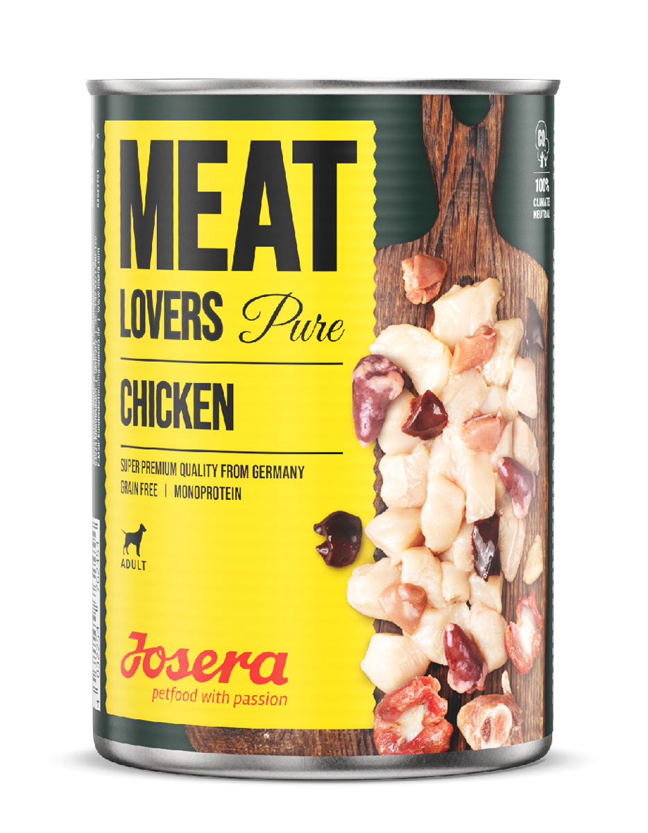 Josera Meat Lovers Pure Chicken Nassfutter getreidefrei 100% Huhn