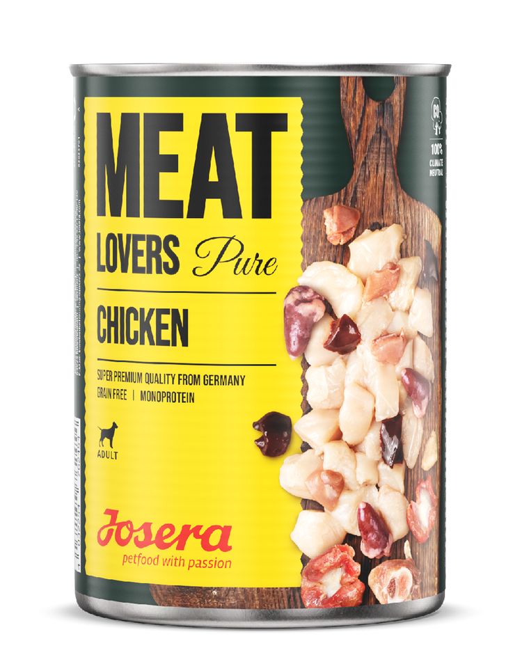 Josera Meat Lovers Pure Chicken Nassfutter getreidefrei 100% Huhn