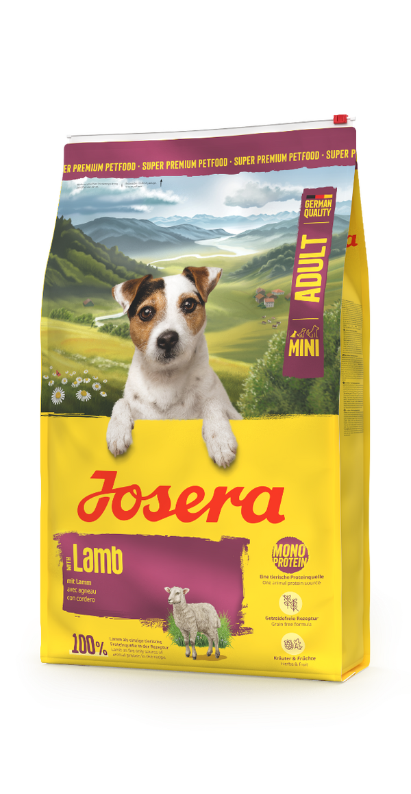 Josera MINI Lamb – Getreidefrei für kleine Hunde mit Lamm | Monoprotein