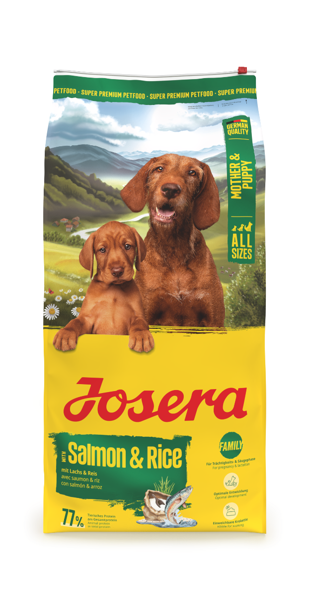 Josera Mother and Puppy 12kg Verpackung Vorderseite glutenfrei