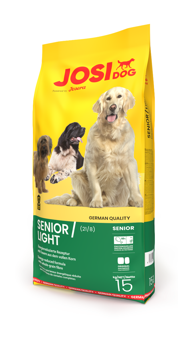 JosiDog Senior Light Trockenfutter 15kg Sack für ältere Hunde