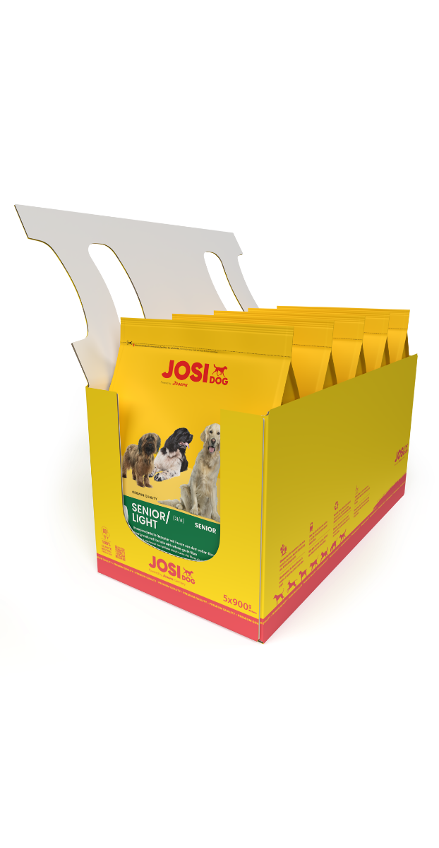 JosiDog Senior Light Trockenfutter 5x900g Vorratspack Hunde