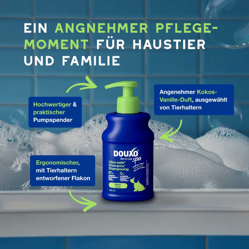 RE:CARE Hundeshampoo Puppy mit angenehmem Kokos Vanille Duft
