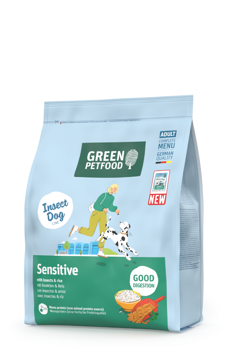 Sensitive with Insects & Rice Hundefutter 900g Beutel für empfindliche Hunde