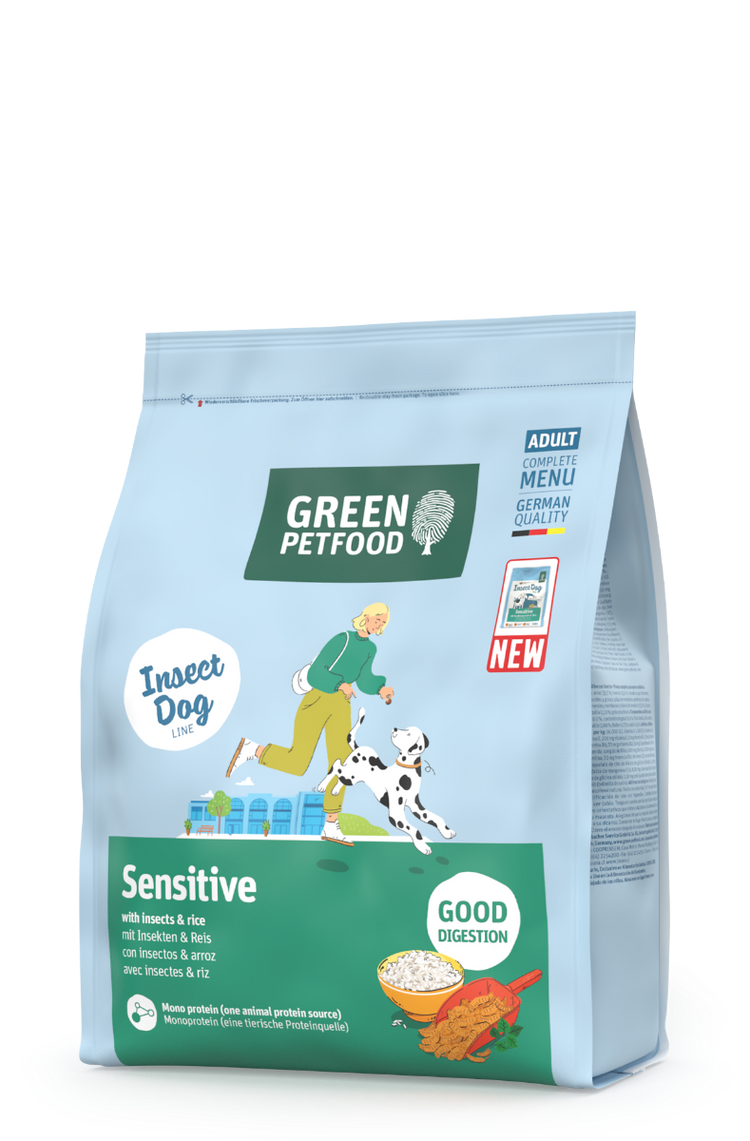 Sensitive with Insects & Rice Hundefutter 900g Beutel für empfindliche Hunde