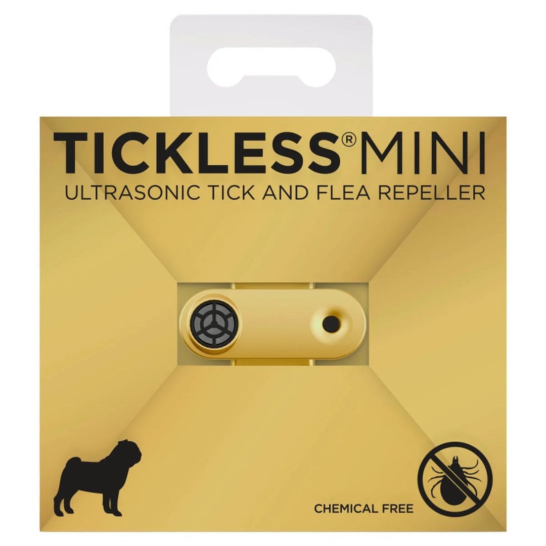 Tickless MINI Pet Gold — Ultraschall-Zeckenschutz für kleine Hunde