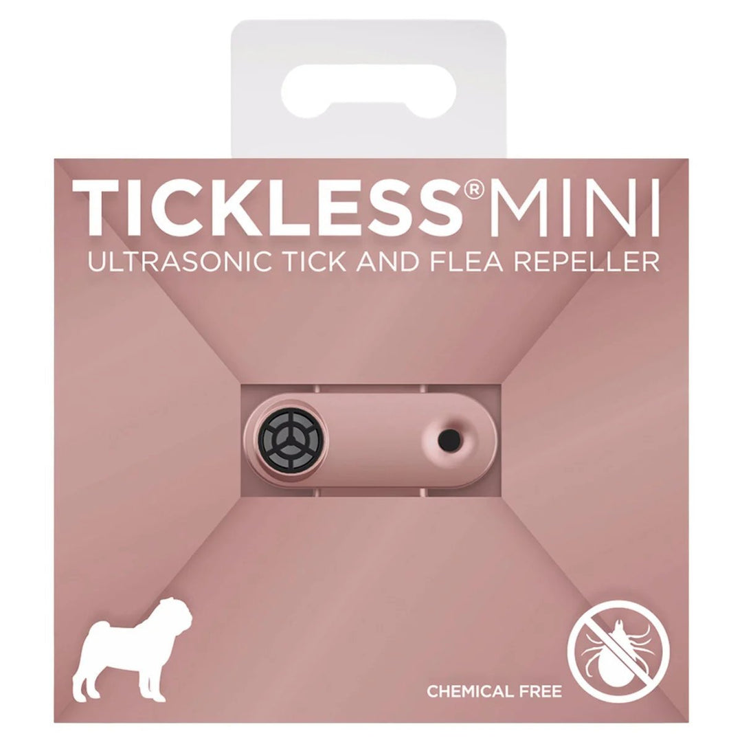 Tickless MINI Pet Rosegold — Ultraschall-Zeckenschutz für kleine Hunde