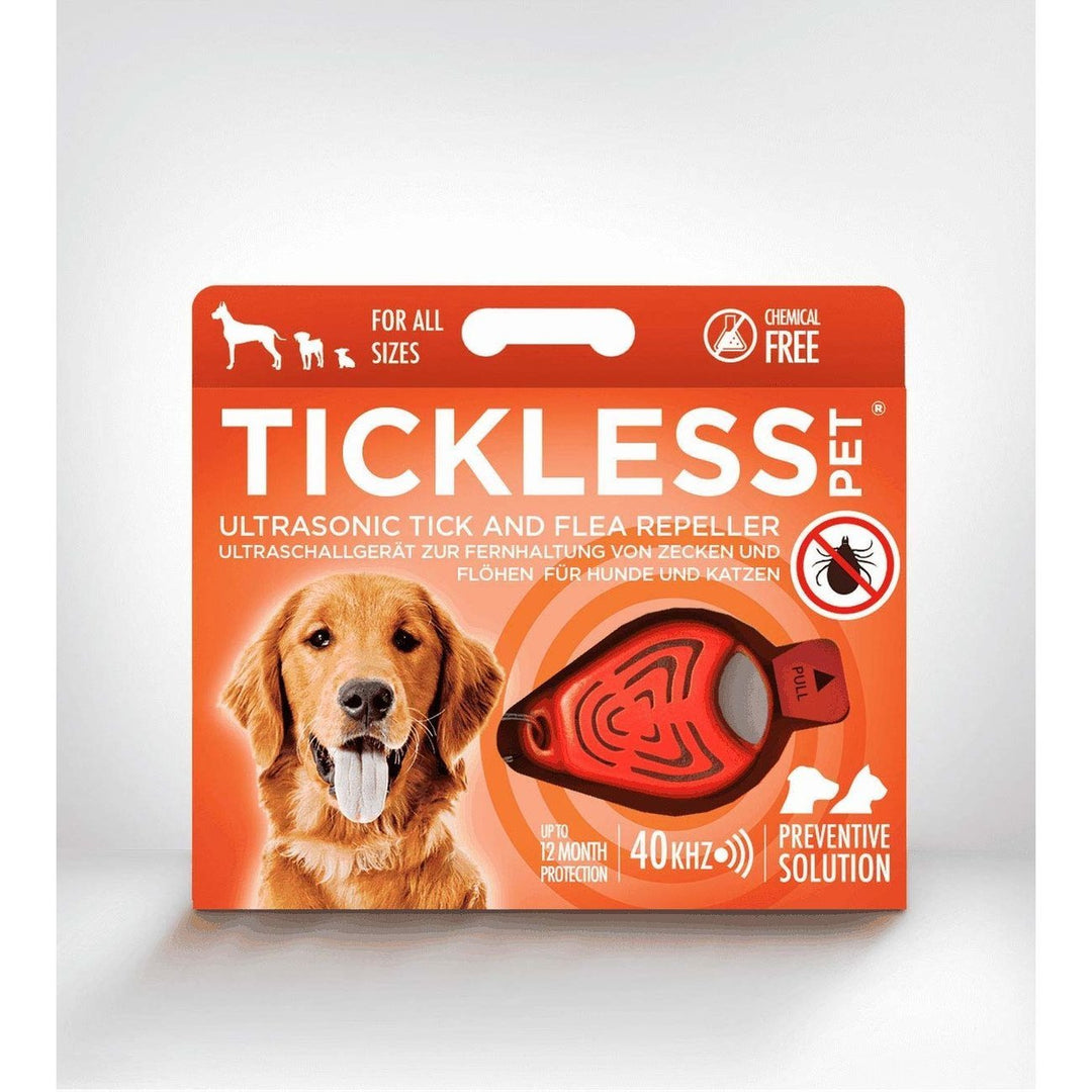 Tickless PET Ultraschall-Zeckenschutz — Orange