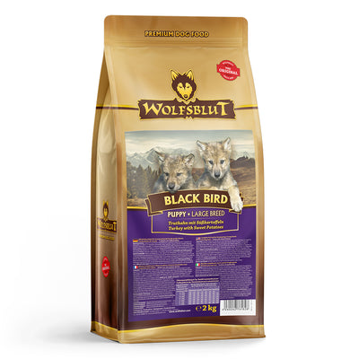 Wolfsblut Black Bird Puppy Large: Getreidefreies Trockenfutter mit Truthahn