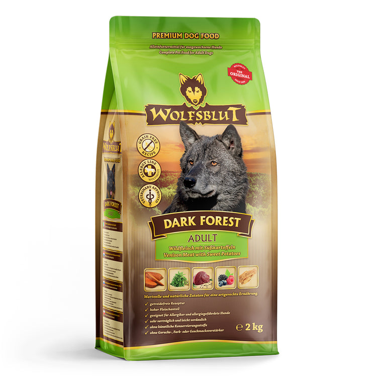Wolfsblut Dark Forest Trockenfutter – Verpackung Vorderseite