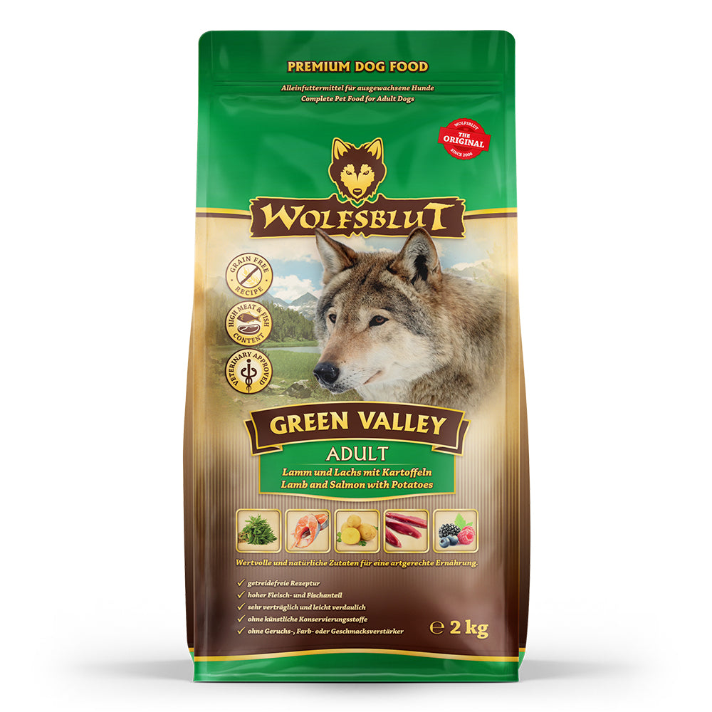 Wolfsblut Green Valley Trockenfutter – Verpackung Frontalansicht