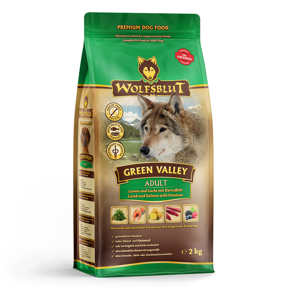 Wolfsblut Green Valley Trockenfutter – Verpackung Vorderseite