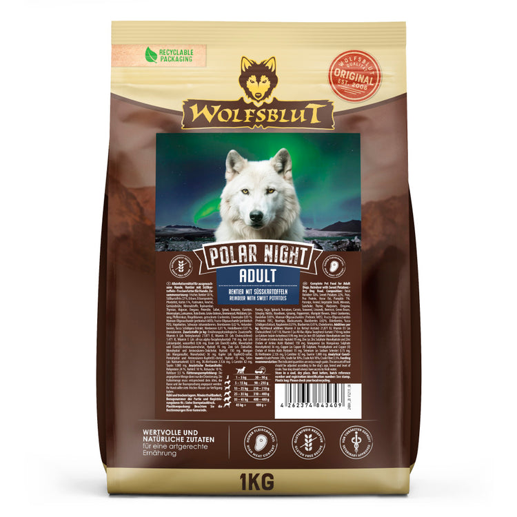 Wolfsblut Polar Night Trockenfutter – Verpackung Frontalansicht