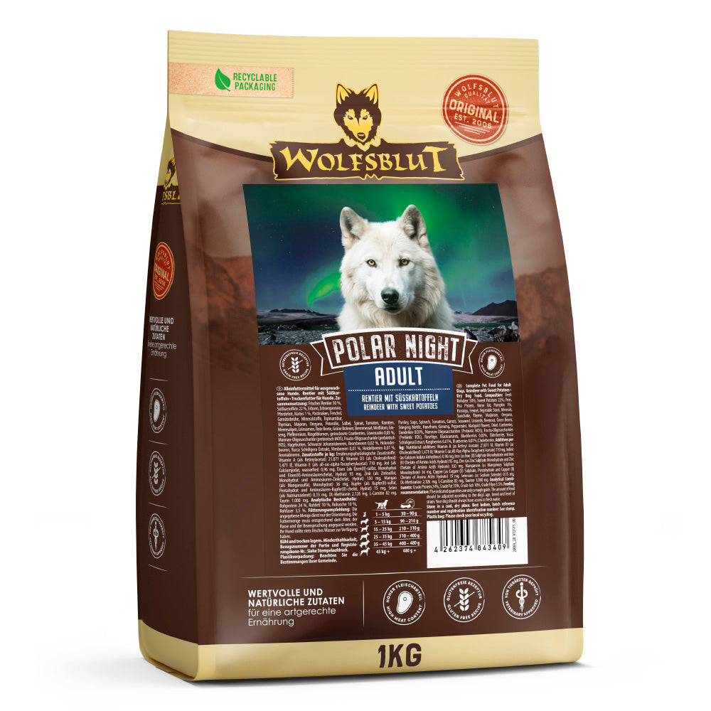 Wolfsblut Polar Night Trockenfutter – Verpackung Vorderseite