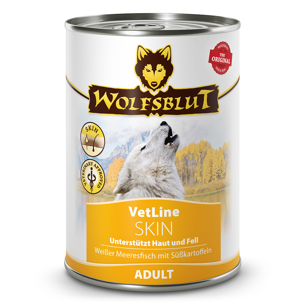 Wolfsblut VetLine Skin & Coat Nassfutter Nassfutter – Verpackung Vorderseite