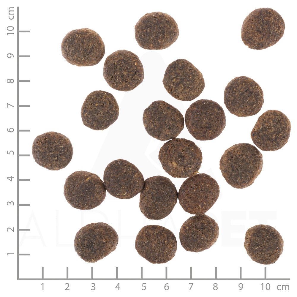 Wolfsblut VetLine Urinary Trockenfutter – Verpackungsgroesse mit Lineal