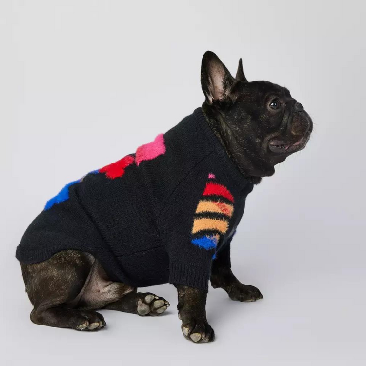Woof ™ Strickpullover für Hunde | Schwarz