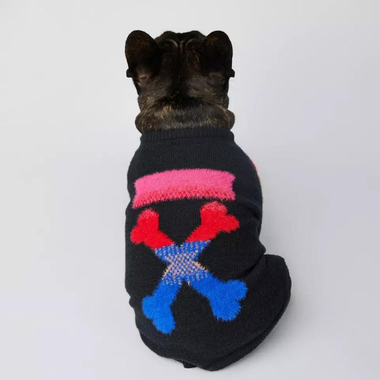 Woof ™ Strickpullover für Hunde | Schwarz
