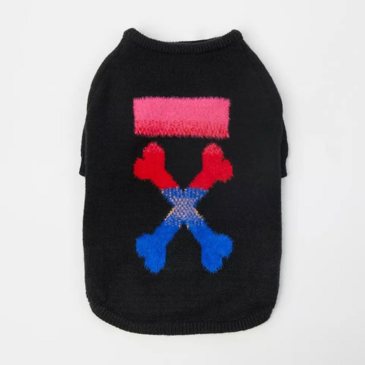 Woof ™ Strickpullover für Hunde | Schwarz